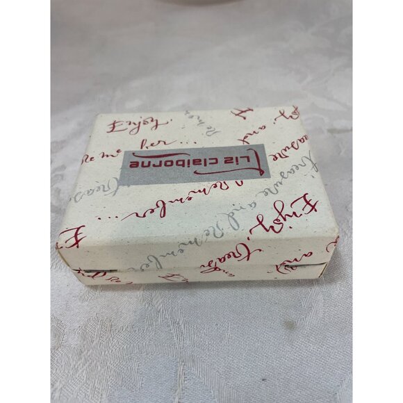 Vintage Liz Claiborne Jewelry Bracelet Box Red White - Picture 6 of 7